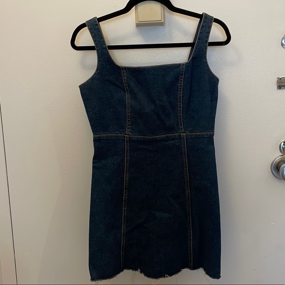 Lovers + Friends Ellis Denim Mini Dress Medium - Picture 4 of 5